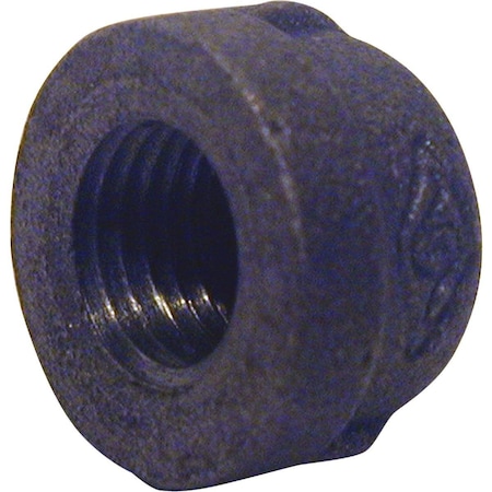 B & K 1-1/2 In. Malleable Black Iron Cap 521-407BG